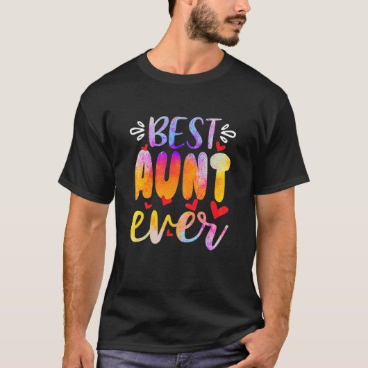 Moederdag beste tante t-shirt (Voorkant)