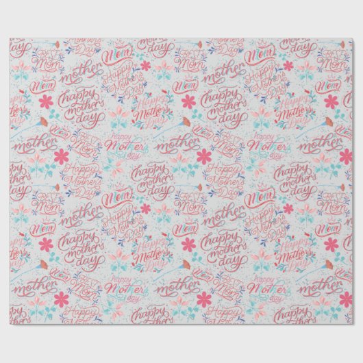 Moederdag BG 01 Offwhite BG Cadeaupapier (Vlak)