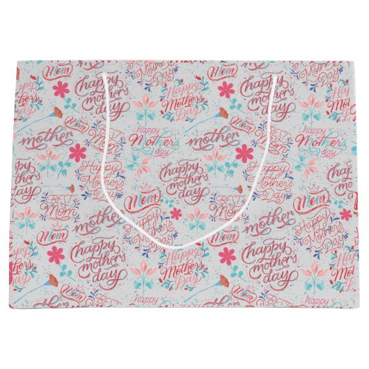 Moederdag BG 01 Offwhite BG Groot Cadeauzakje (Voorkant)