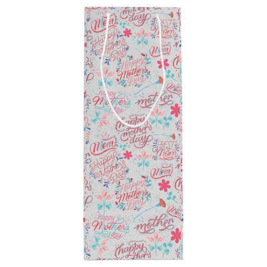 Moederdag BG 01 Offwhite BG Wijn Cadeautas (Achterkant)