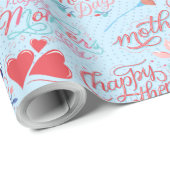 Moederdag BG 02 LBlue BG Cadeaupapier (Rol Hoek)