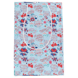 Moederdag BG 02 LBlue BG Medium Cadeauzakje