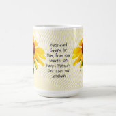 Moederdag Black-Eyed Susan Floral fotografie Koffiemok (Center)