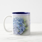 Moederdag blauw hortensia's Mok (Links)