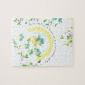 Moederdag blauwe Tortelduifjes Legpuzzel (Horizontaal)