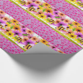 Moederdag bleekbeitel cadeaupapier (Hoek)