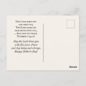 Moederdag Blessings Floral Waterverf Bijbel Briefkaart (Achterkant)