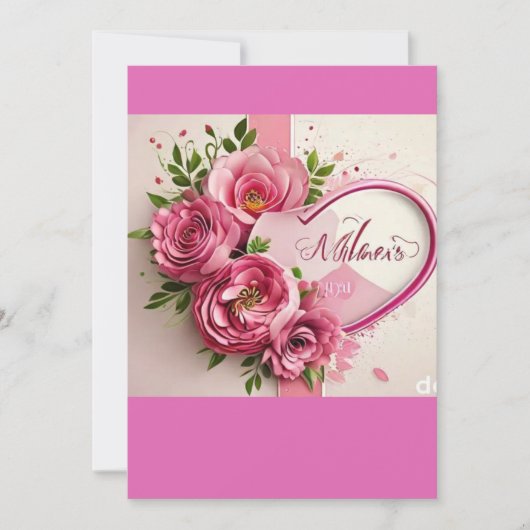 Moederdag blijf bij elkaar save the date (Voorkant)