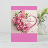 Moederdag blijf bij elkaar save the date (Staand voorkant)