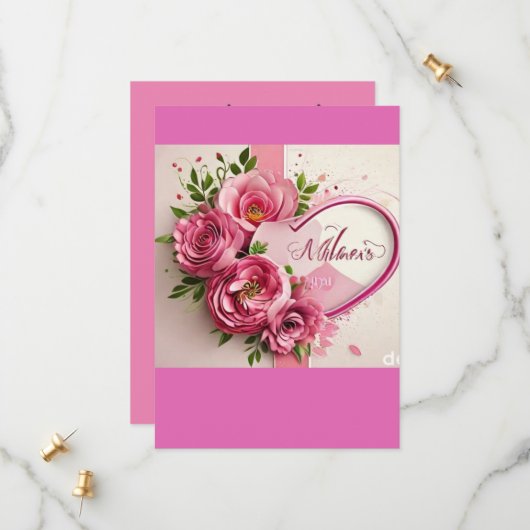 Moederdag blijf bij elkaar save the date (Voorkant / Achterkant in situ)