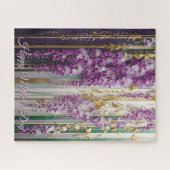 Moederdag Bloeiende Behang Violet Wisteria Legpuzzel (Horizontaal)