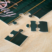 Moederdag Bloeiende Kersenbloesem Muur Legpuzzel (Zijkant)