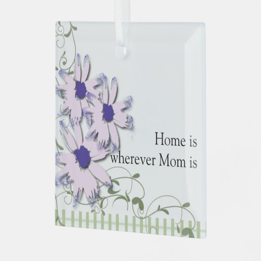 Moederdag Bloem Ornament (Voorkant links)