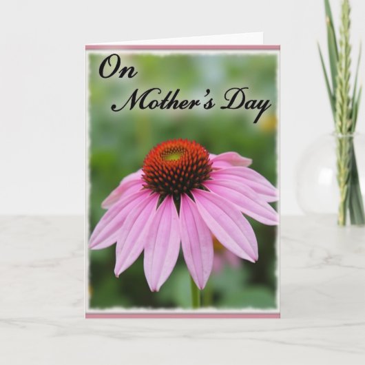 Moederdag Bloem Prentkaart Kaart (Voorkant)