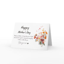 Moederdag Bloemboeket Kaart