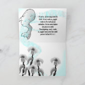 Moederdag bloemen bedankkaart (Binnen)