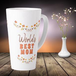 Moederdag Bloemen Bloemstuk Moeders Beste Moeder Latte Mok