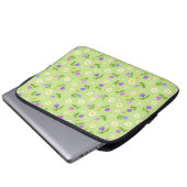 Moederdag bloemen en bijen, hoesje voor bloemperzi laptop sleeve (Voorkant onderkant)