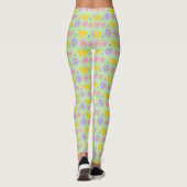 Moederdag Bloemen en Vlinders Patterned Leggings (Achterkant)