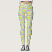 Moederdag Bloemen en Vlinders Patterned Leggings (Voorkant)