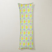 Moederdag Bloemen en Vlinders Patterned Lichaamskussen (Achterkant (Verticaal))