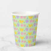 Moederdag Bloemen en Vlinders Patterned Papieren Bekers (Links)