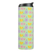 Moederdag Bloemen en Vlinders Patterned Thermosbeker (Gedraaid links)