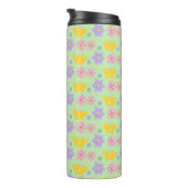Moederdag Bloemen en Vlinders Patterned Thermosbeker (Geroteerd rechts)