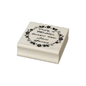 Moederdag Bloemen en Vlinders Rubberstempel (Stempel)