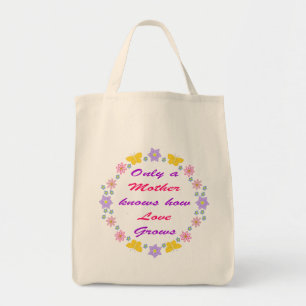Moederdag Bloemen en Vlinders Tote Bag