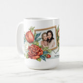 Moederdag bloemen & foto Moederdag Koffiemok (Voorkant links)