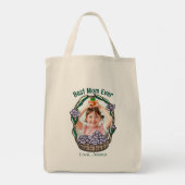 Moederdag Bloemen Foto Tote Bag (Achterkant)