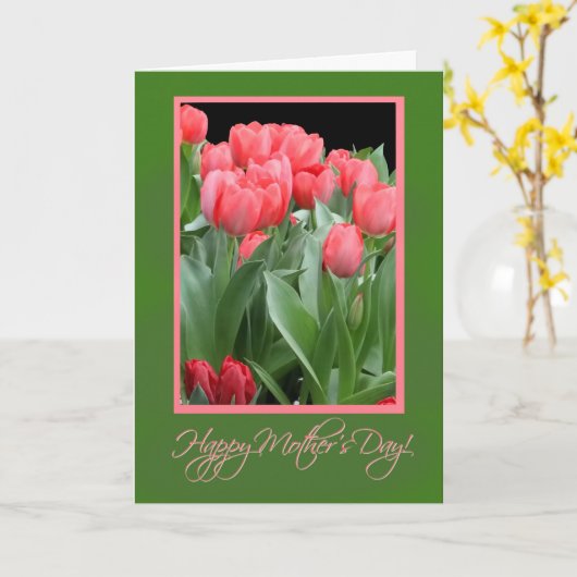 Moederdag Bloemen Kaart (Gele Bloem)