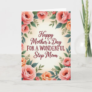 Moederdag Bloemen Kaart