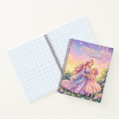 Moederdag bloemen softcover notitieboek (Binnen)