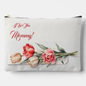 Moederdag Bloemen Tulpen Waterverf Etui (Voorkant)