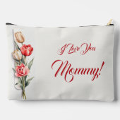 Moederdag Bloemen Tulpen Waterverf Etui (Achterkant)