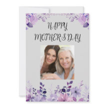 Moederdag Bloemen Vlakte Feestdag Kaart