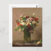 Moederdag - Bloemenboeket | Franse beeldende kunst Briefkaart (Voorkant / Achterkant)