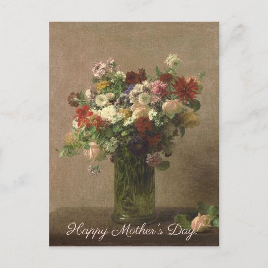 Moederdag - Bloemenboeket | Franse beeldende kunst Briefkaart (Voorkant)