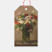 Moederdag - Bloemenboeket | Franse beeldende kunst Cadeaulabel (Voorkant)