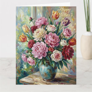 Moederdag Bloemenboeket Kaart