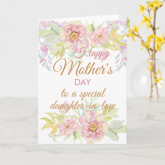 Moederdag Bloemendochter In De Wet Kaart (Gele Bloem)