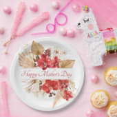 Moederdag Bloemenfeest Papieren Bordje (Feest)