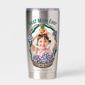 Moederdag Bloemenfoto Geïsoleerde Drinkbeker (Achterkant)