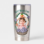 Moederdag Bloemenfoto Geïsoleerde Drinkbeker (Voorkant)