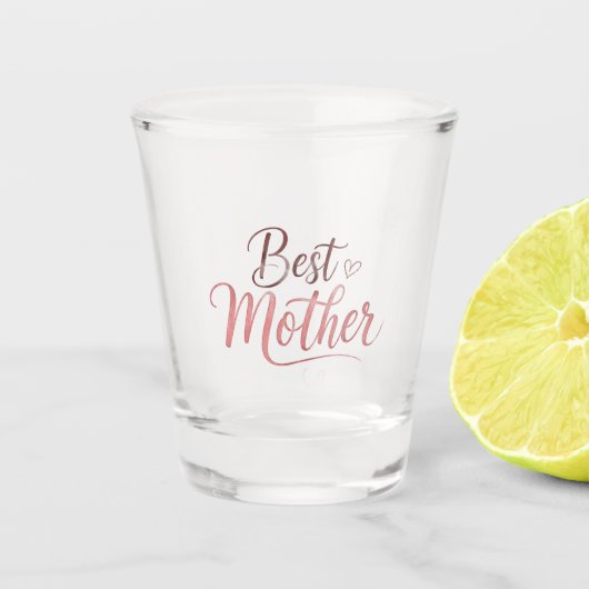 Moederdag Bloemenmok Shot Glas (Voorkant)