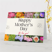 Moederdag bloemenprint kaart (Gele Bloem)