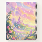 Moederdag Bloemenspiraal Notebook Notitieboek (Achterkant)