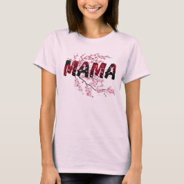 Moederdag Bloemige Liefdesontwerp | Cute Roze Bloe T-shirt